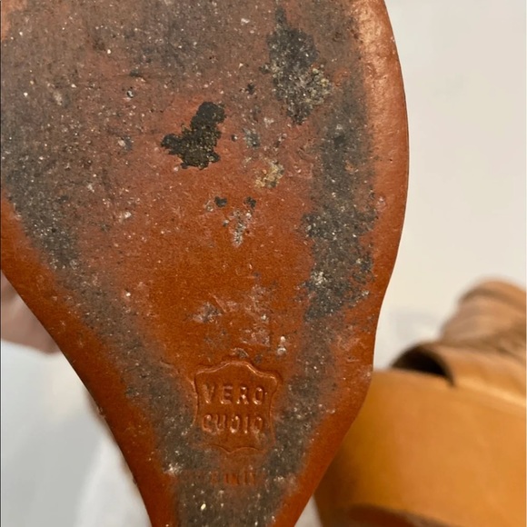 Lanvin leather wedge platform sandals 37 - Picture 11 of 12